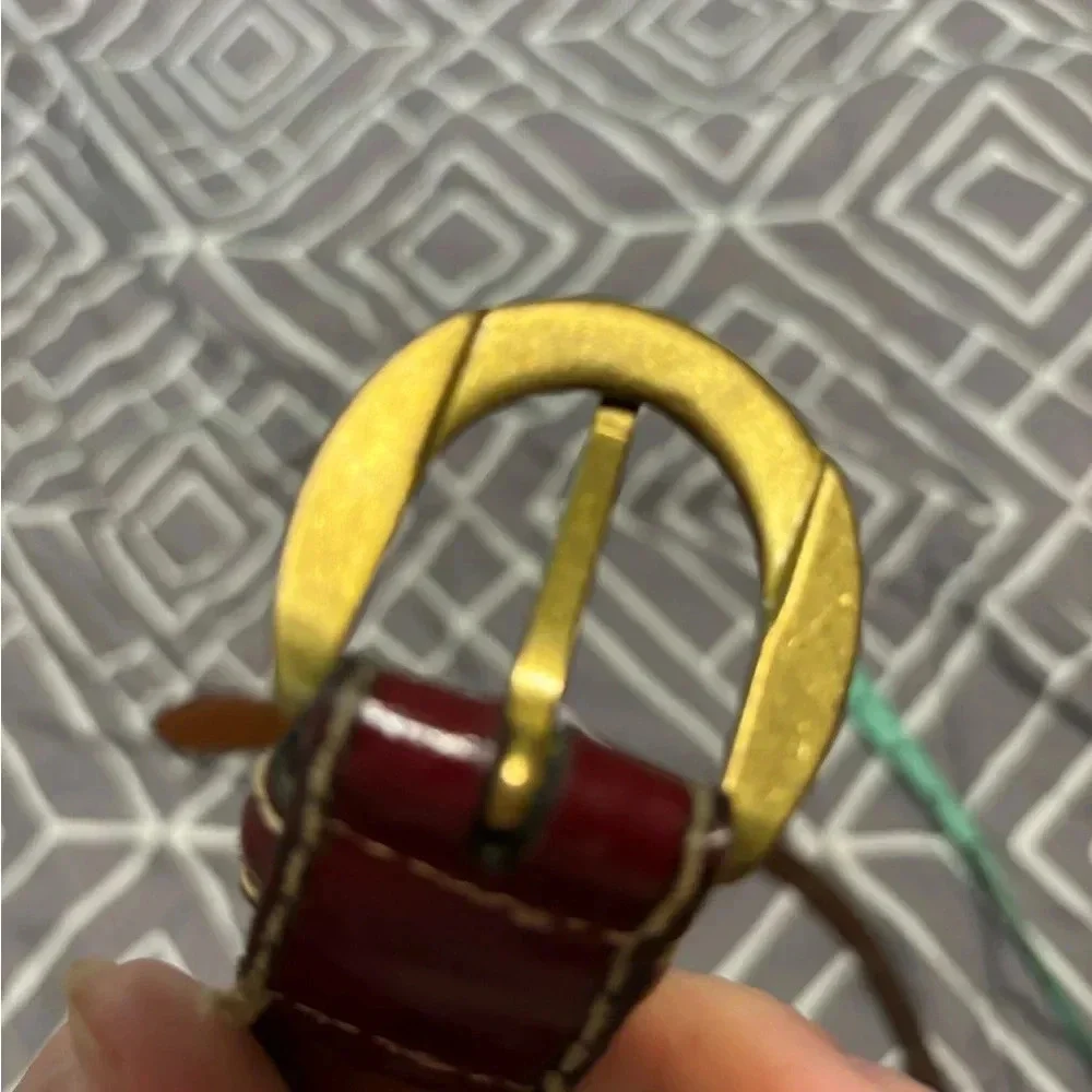 Brown belt 43 inches 40/100-Made in USA